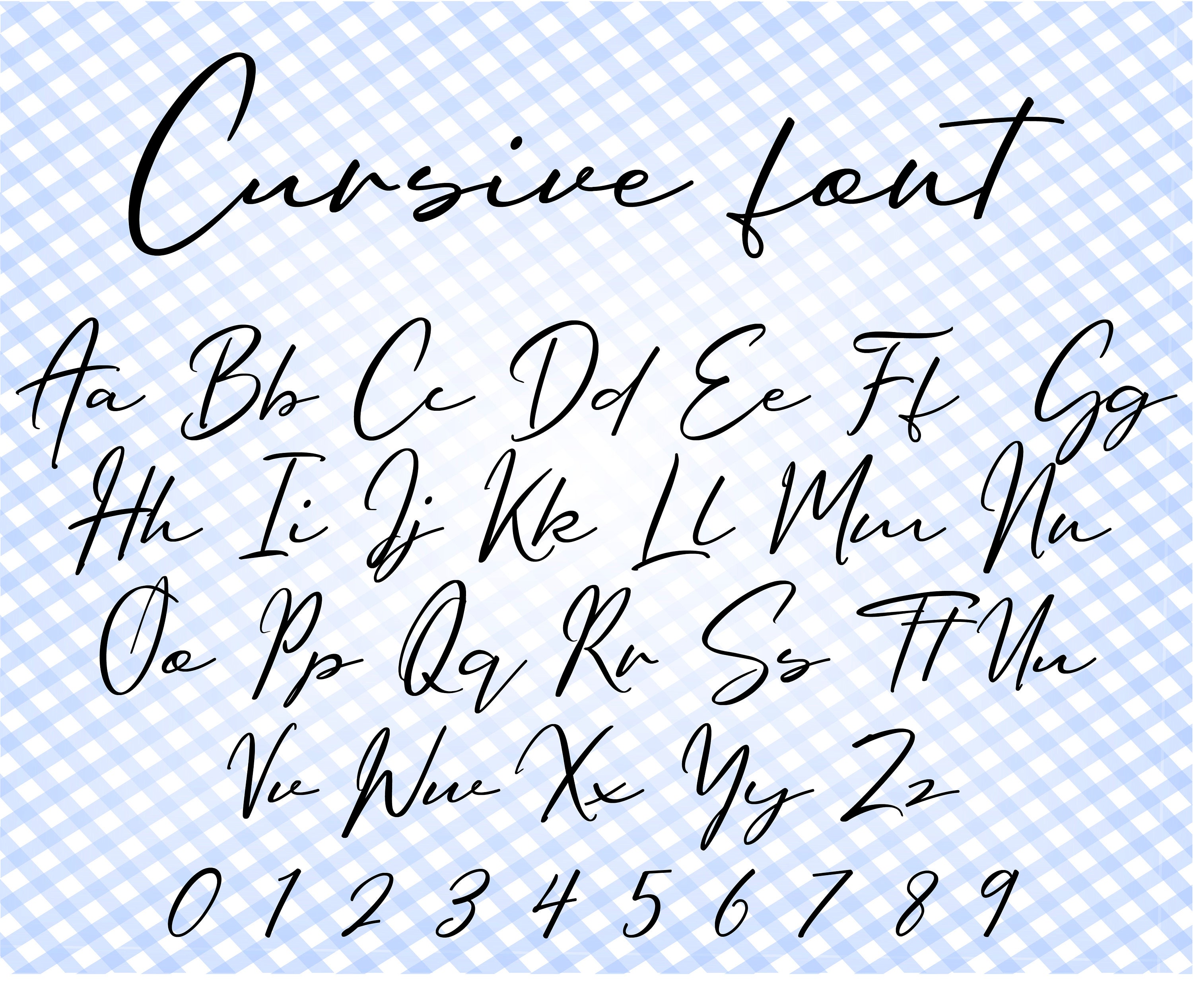 Cursive Font Svg Script Fonts Svg Calligraphy Font Etsy | My XXX Hot Girl