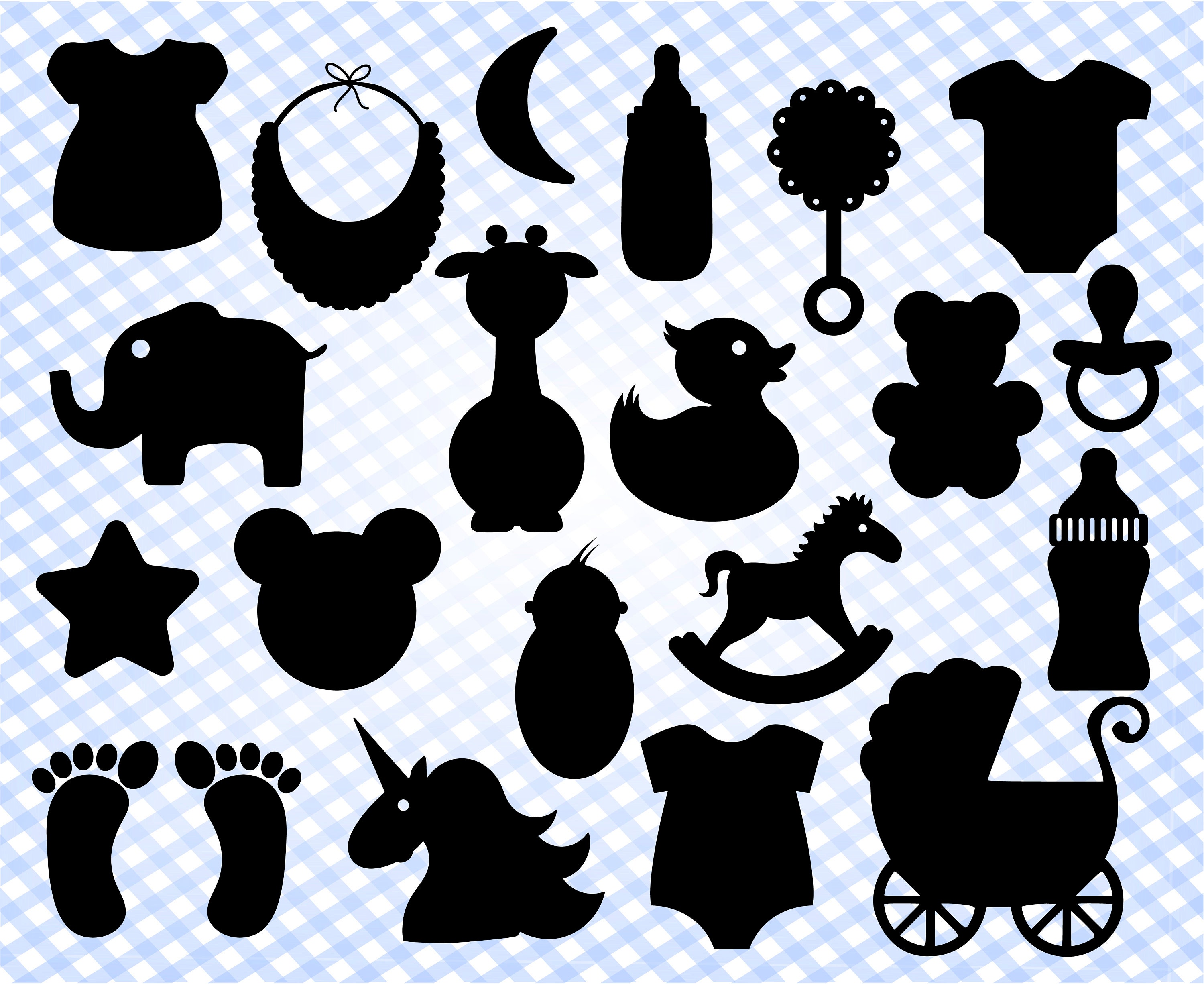 Download Baby Shower Svg Files For Cricut Silhouette Baby Files Svg Etsy