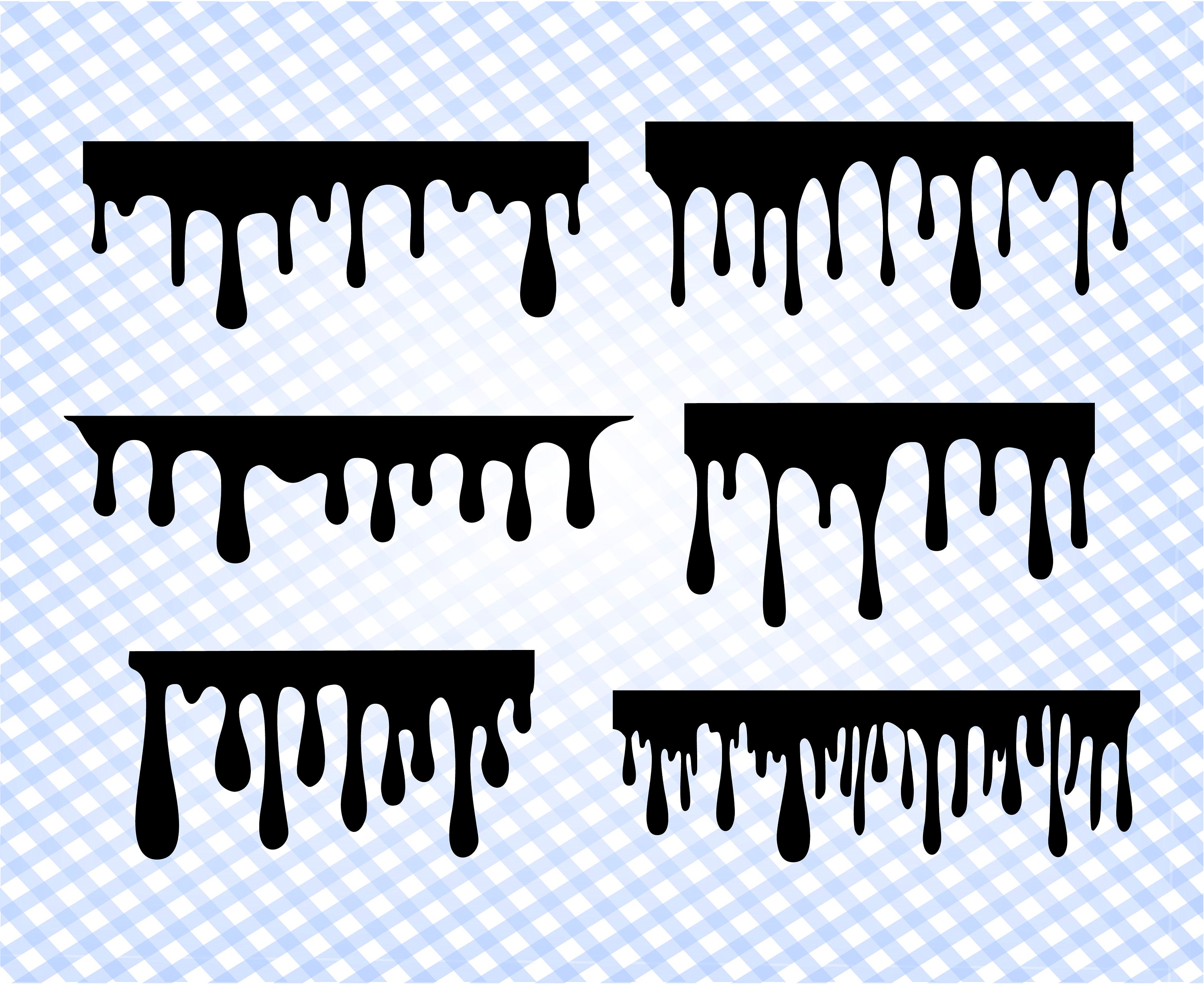 Dripping Borders Svg Dripping Borders Svg Bundle Dripping Borders ...