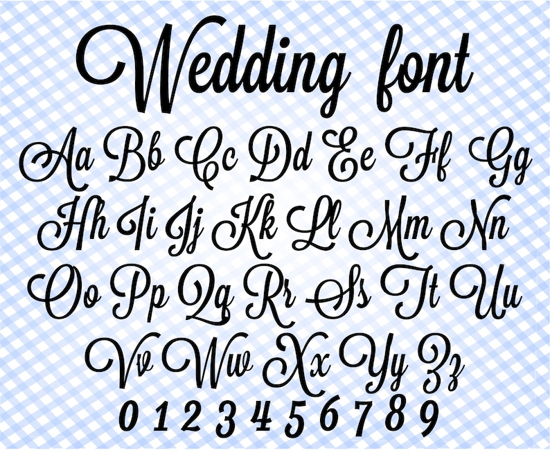 Download Wedding font svg Cursive font svg Cricut font Font writing ...