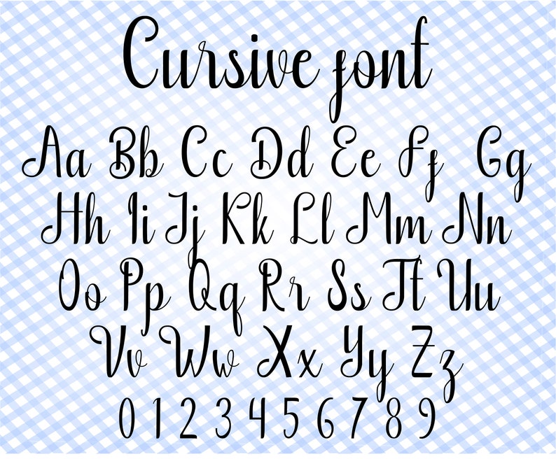 Bundle For Cricut Bundle Cursive Font Svg Font Svg Cricut Etsy - Vrogue