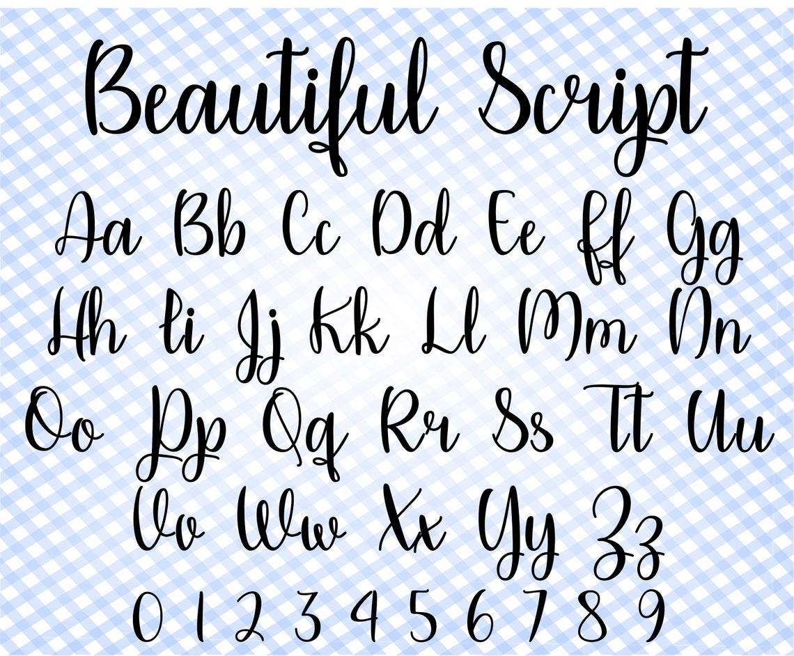 Cursive Font Svg Cricut Font Wedding Font Svg Font Writing Etsy Font ...