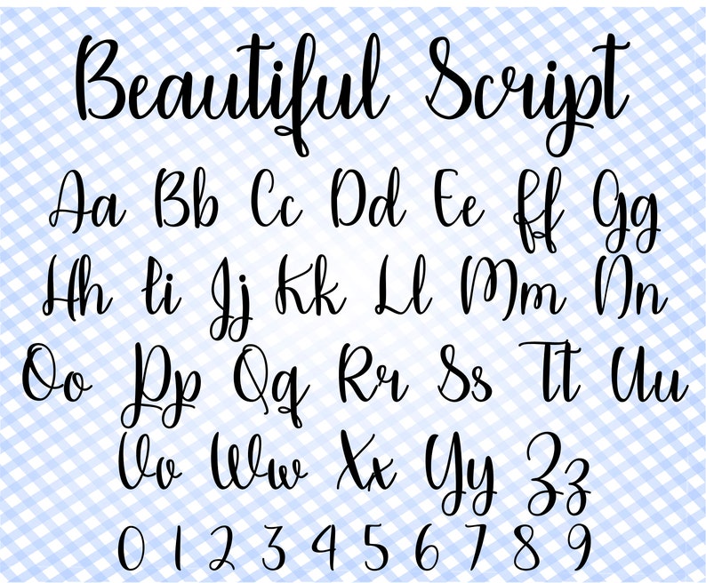 Cursive font svg Cricut font Wedding font svg Font writing | Etsy