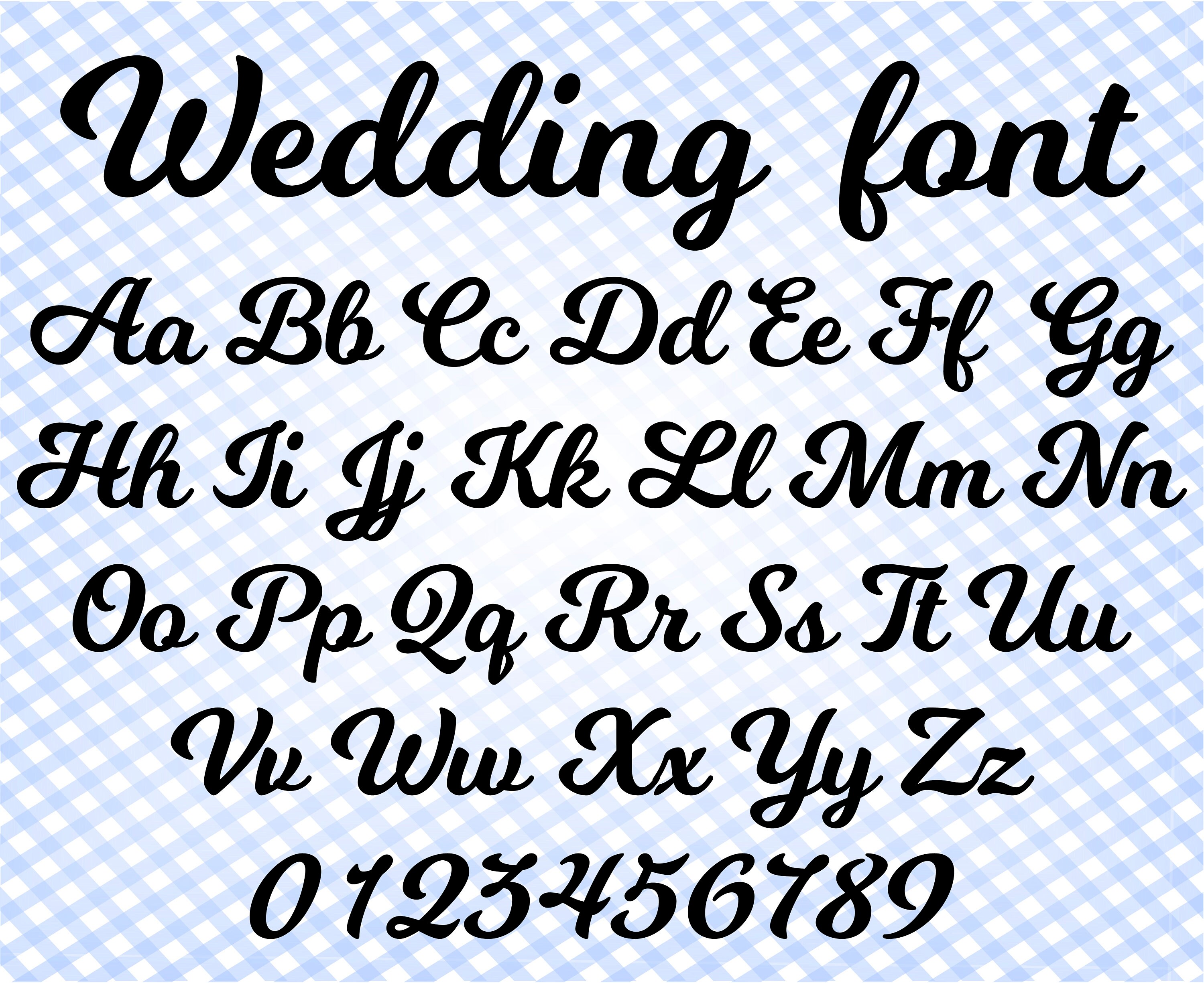 Download Cursive Font Svg Cricut Font Wedding Font Svg Font Writing Etsy