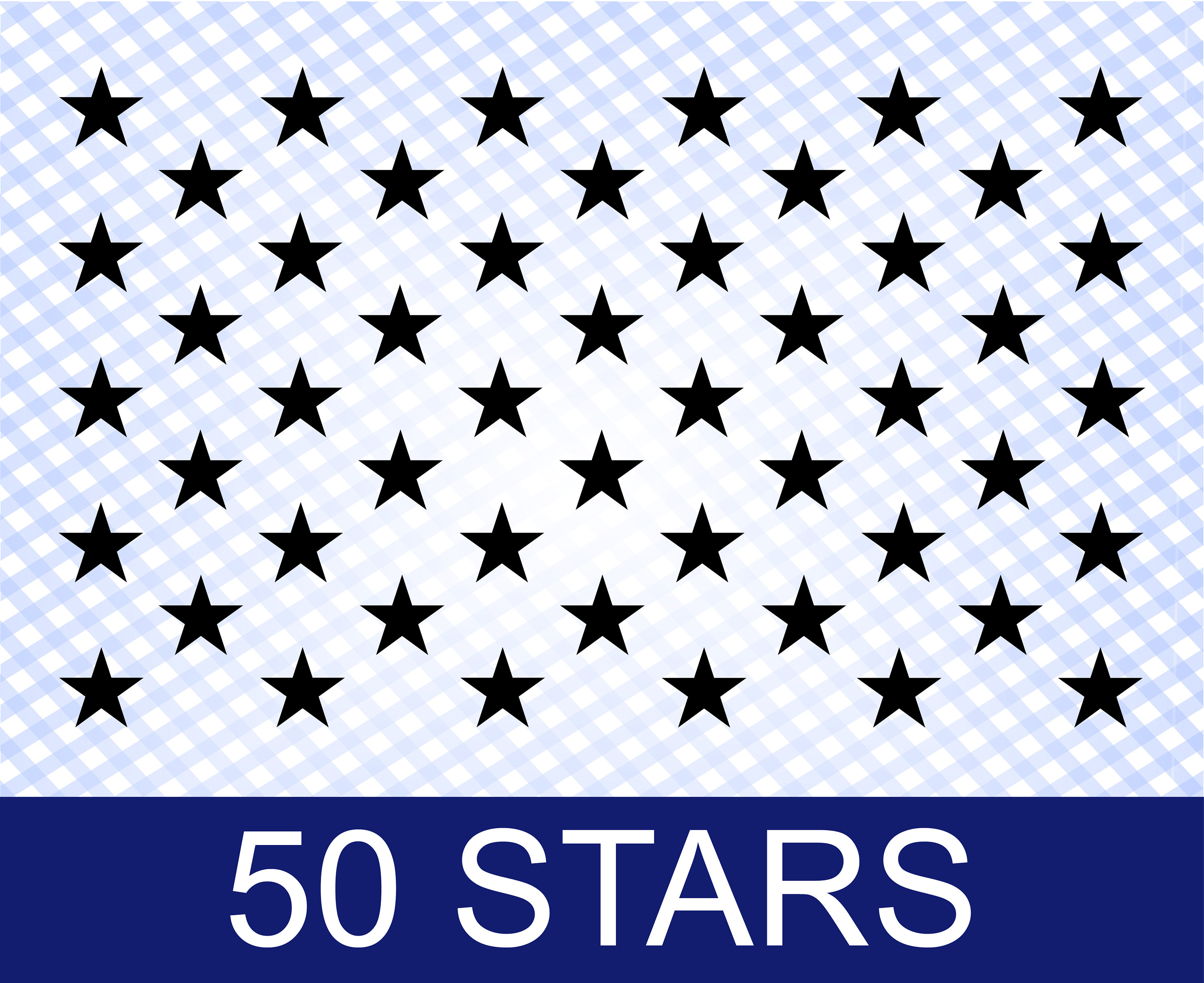 50 Stars Svg File