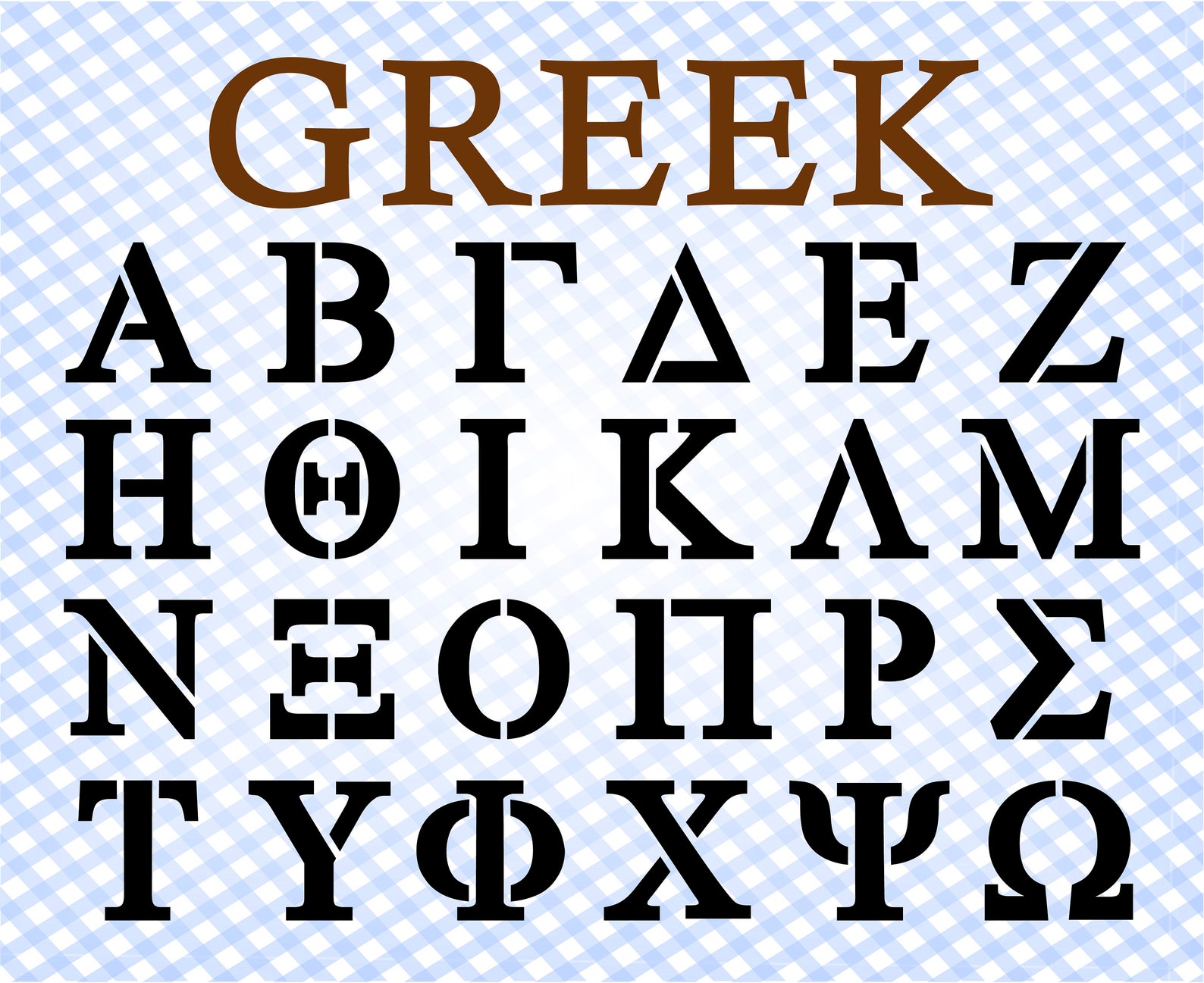 Greek Letters Svg Greek Alphabet Svg Greek Characters Svg Etsy - Gambaran