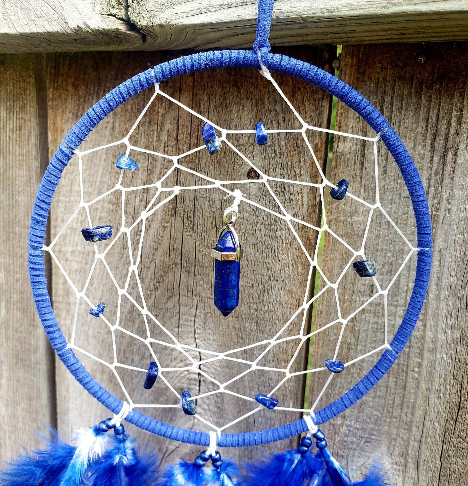 Dreamy Blue y White Dream Catcher | Etsy