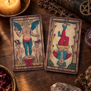 Tarot de Marseilles Deck, 78 Cards,  Guidebook (Gift Set)