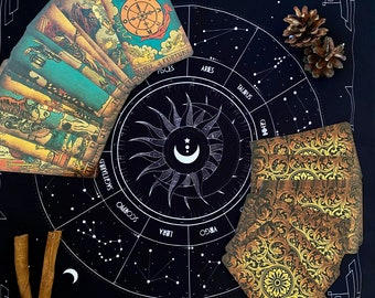 Black Tarot Cloth for spread