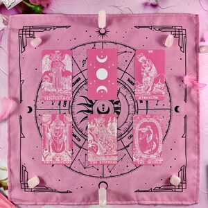 Pink Tarot Cloth for Spread image 8