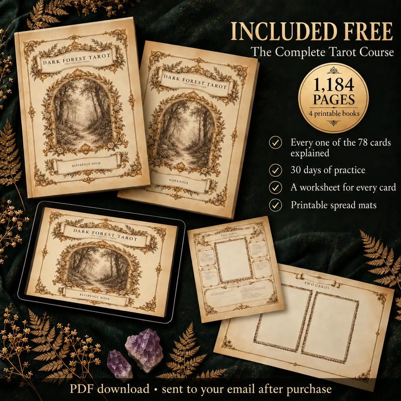 Moon Magic Tarot Deck: 78 Cards, Guidebook, Linen Bag & Cloth Bild 2