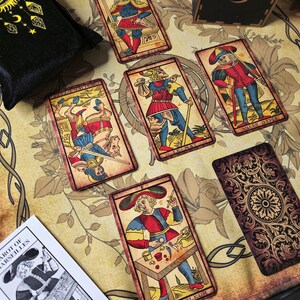 Tarot De Marseilles Tarot Deck Cards Vintage, Tarot Cards 78 Gift ...