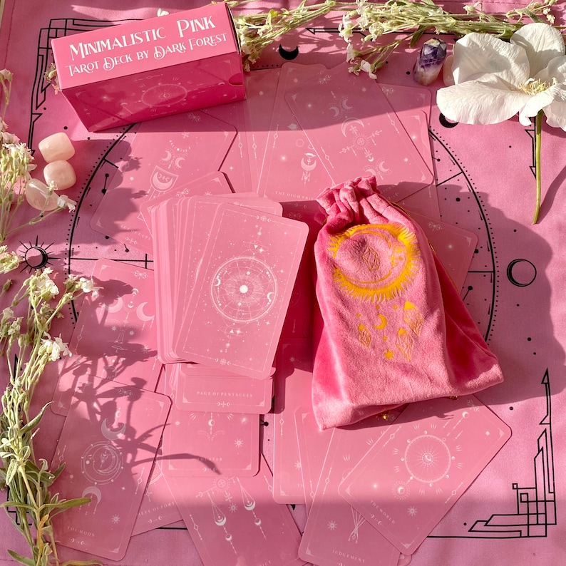 Pink Tarot Cloth for Spread image 4