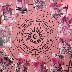 Pink Tarot Cloth for Spread image 2