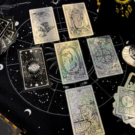 激安超安値 Foil Holographic Deck Cards Tarot Crystal 78cards ,tarot マジック：ザ・ギャザリング