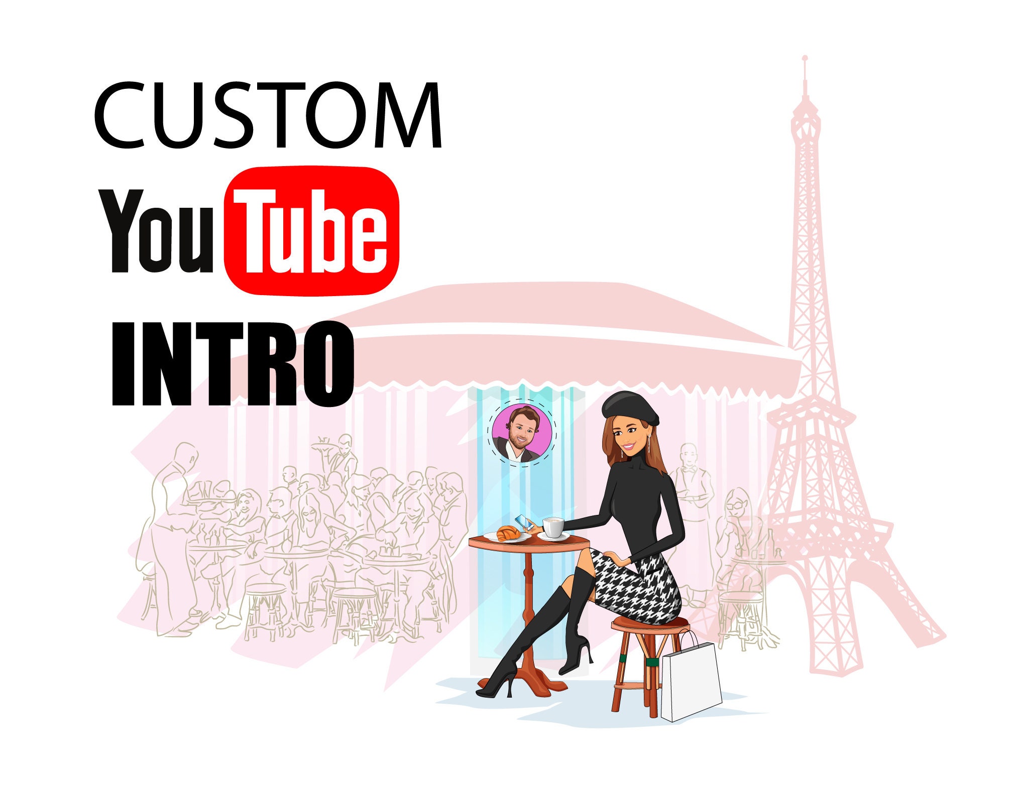 Custom Youtube INTRO Custom Cartoon Style Outro Custom - Etsy Custom Youtube INTRO Custom Cartoon Style Outro Custom - Etsy