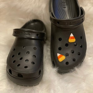 Candy corn shoe charm