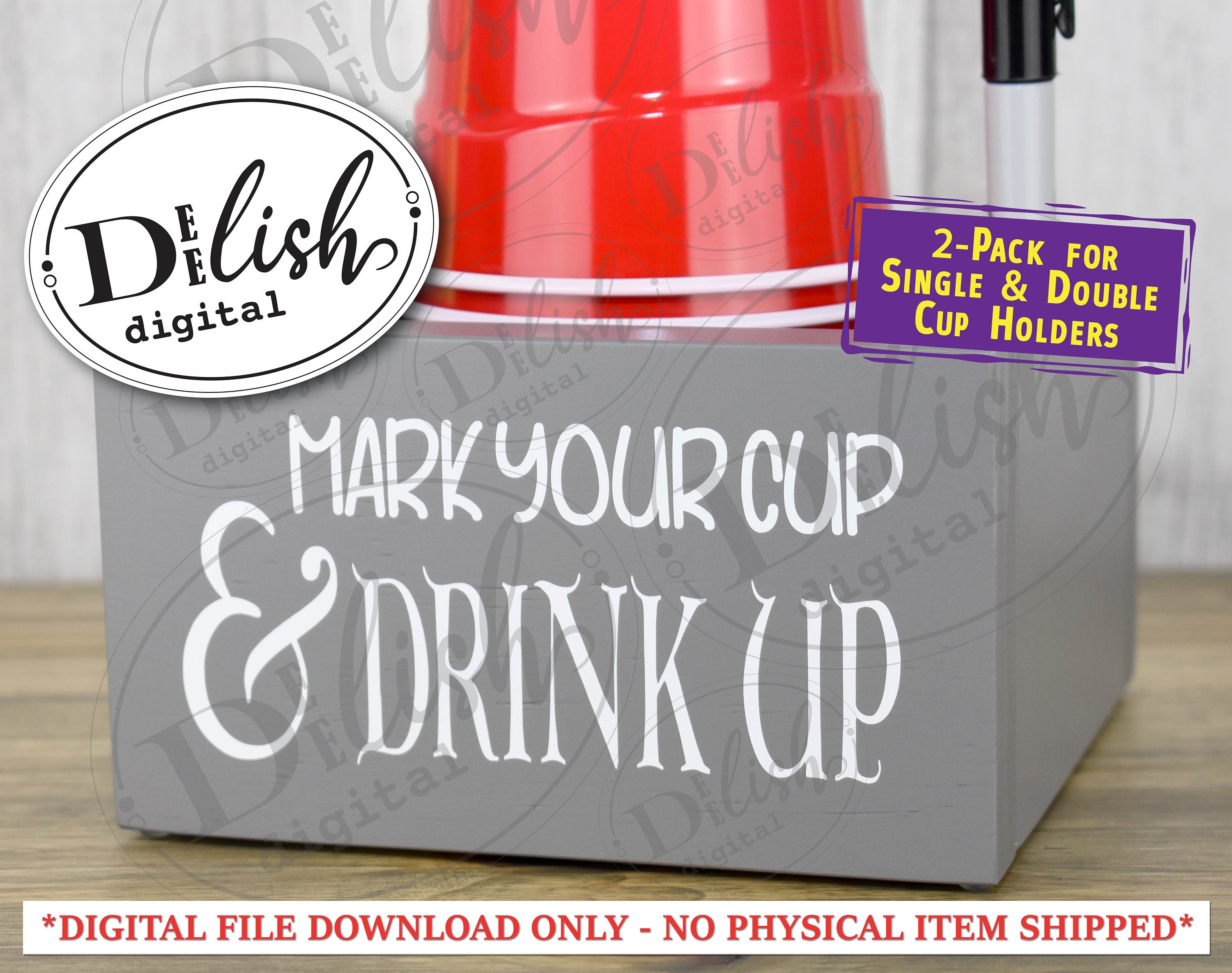 Mark your cup and drink up svg combo svg dxf pdf ai eps png solo