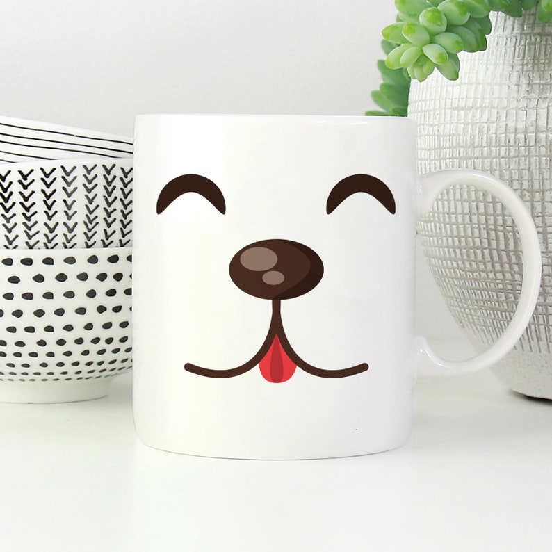 Cute Dog Cup Funny Dog Mug Dog Gift Dog Lover Coffee Mug Etsy