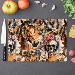 Boho Fantasy Glass Cutting Board Sublimation PNG | Sublimation Design | Glass Cutting Board Bundle | 300 DPI Design| Instant Download