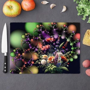 Elegant Decor Glass Cutting Board Sublimation PNG | Sublimation Design | Glass Cutting Board Bundle | 300 DPI Design | Instant Download