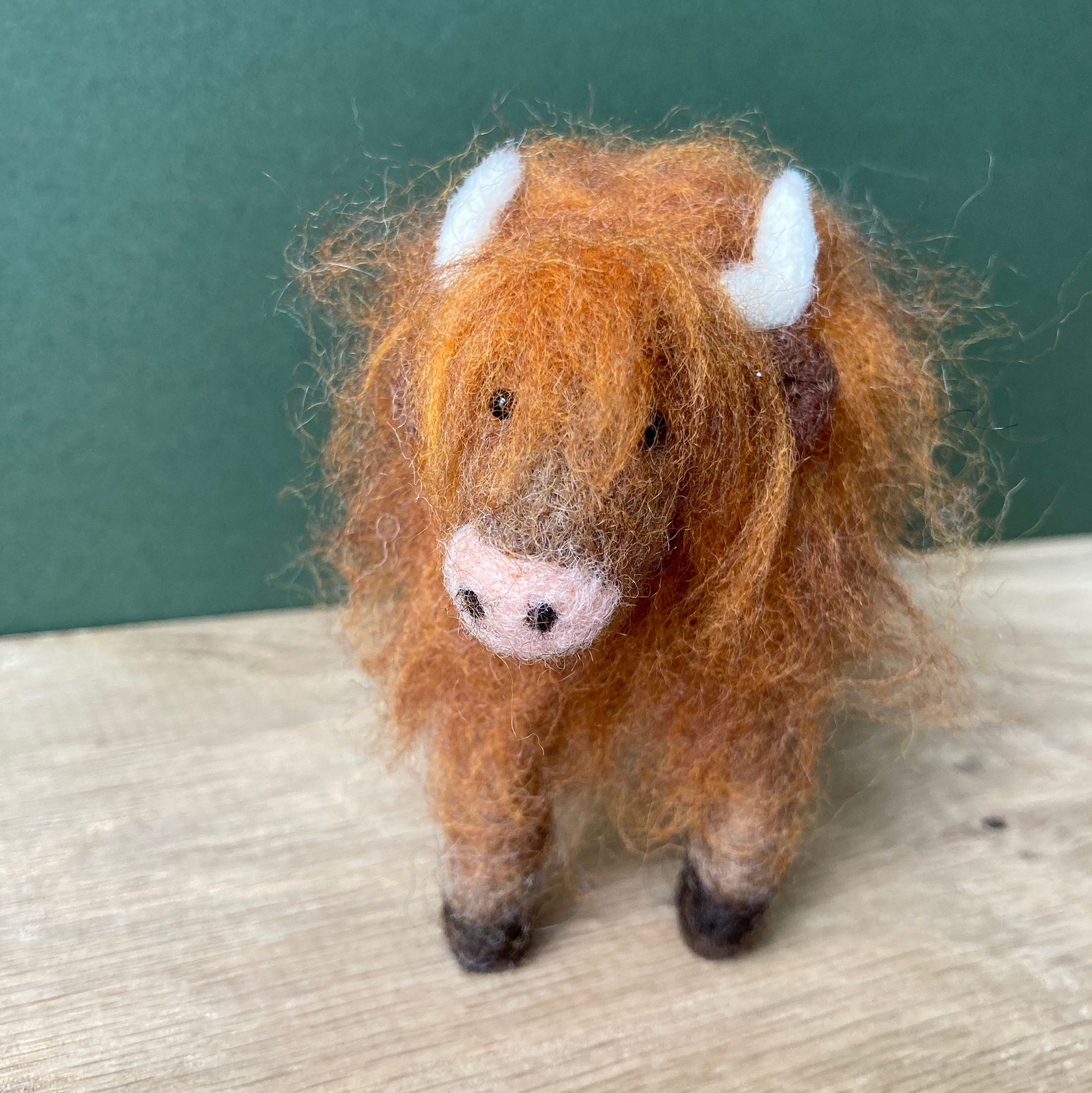 Highland Cow Needle Felting Kit Etsy