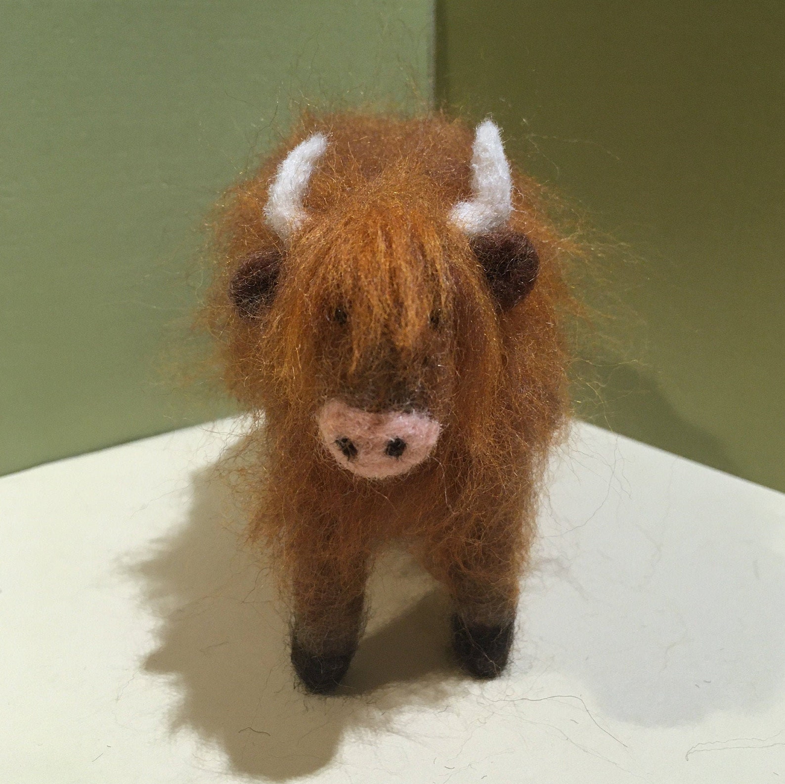 Highland Cow Needle Felting Kit Etsy