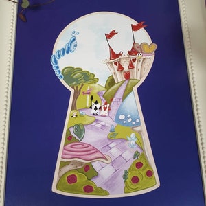 Alice im Wunderland inspirierter A4-Druck