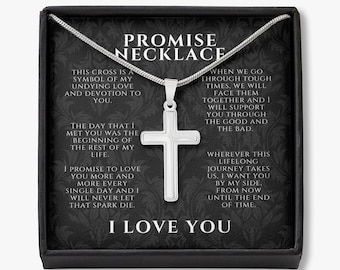 Promise Necklace for Him - Etsy