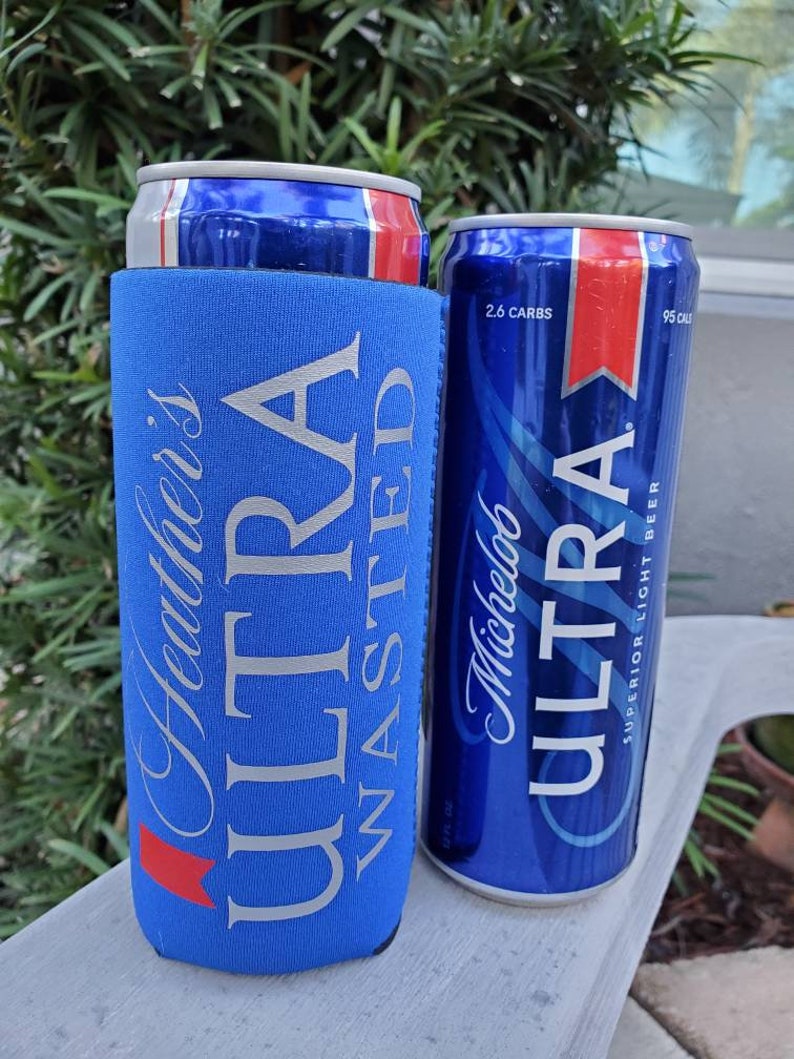 Michelob Ultra Wasted Slim Can Beer Koozie Coozie