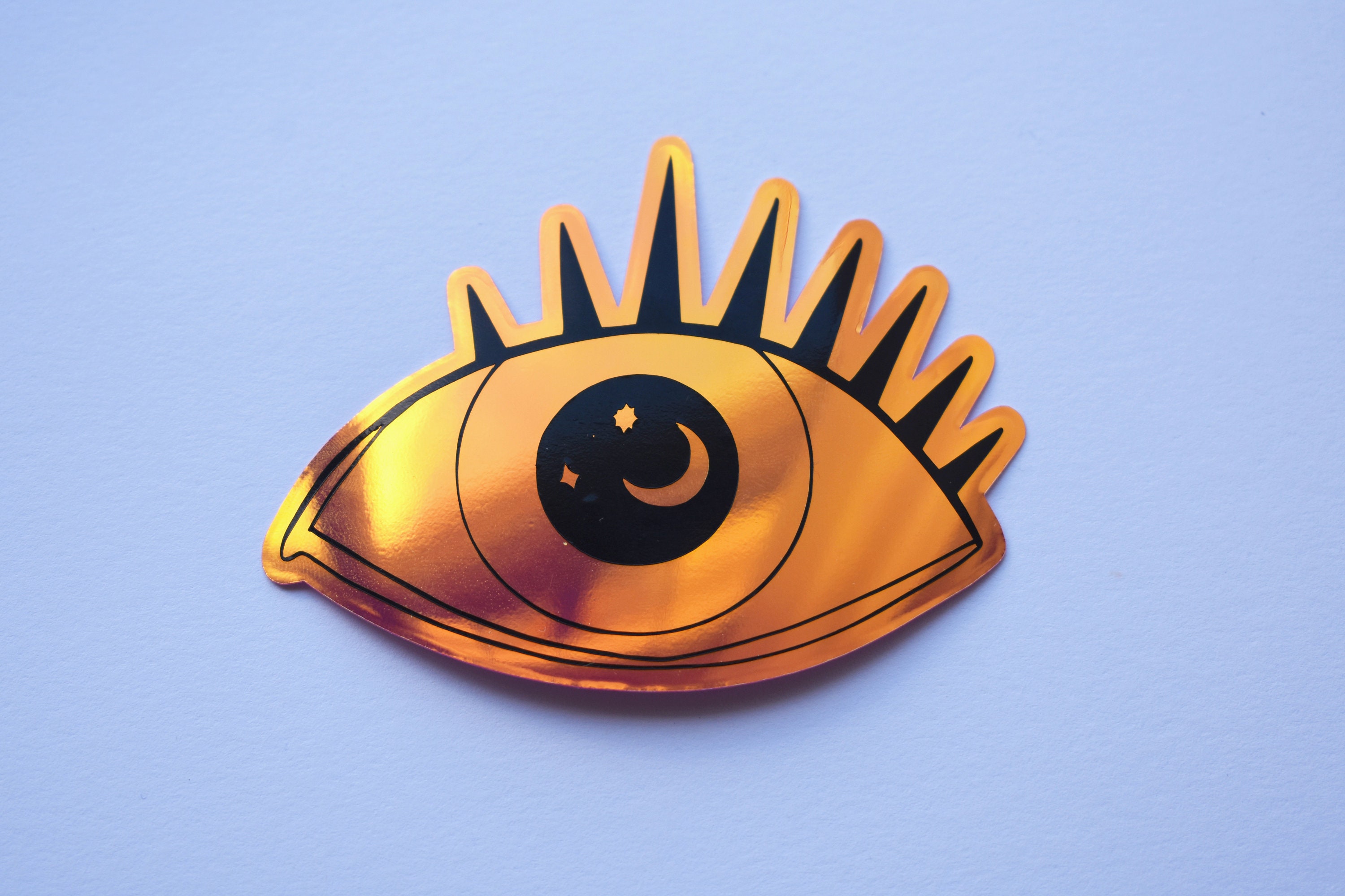Holographic Eye Sticker Iridescent Eye Sticker Illuminati Etsy
