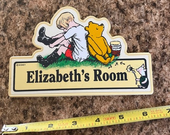 Rare Winnie The Pooh Room Decor