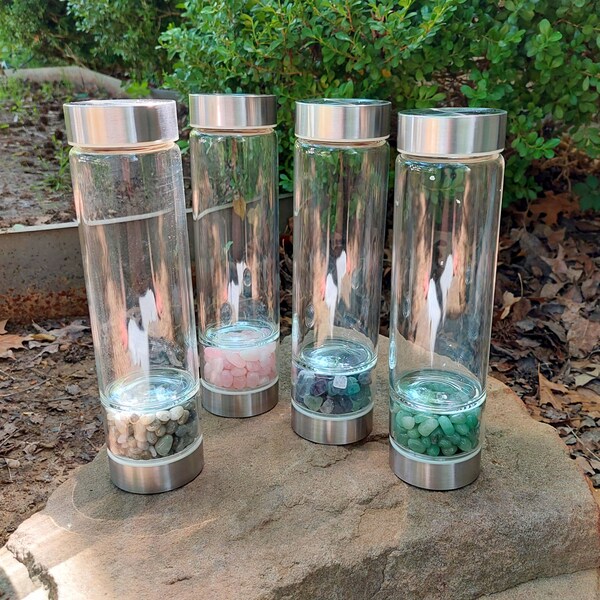 Crystal Water Bottle Etsy