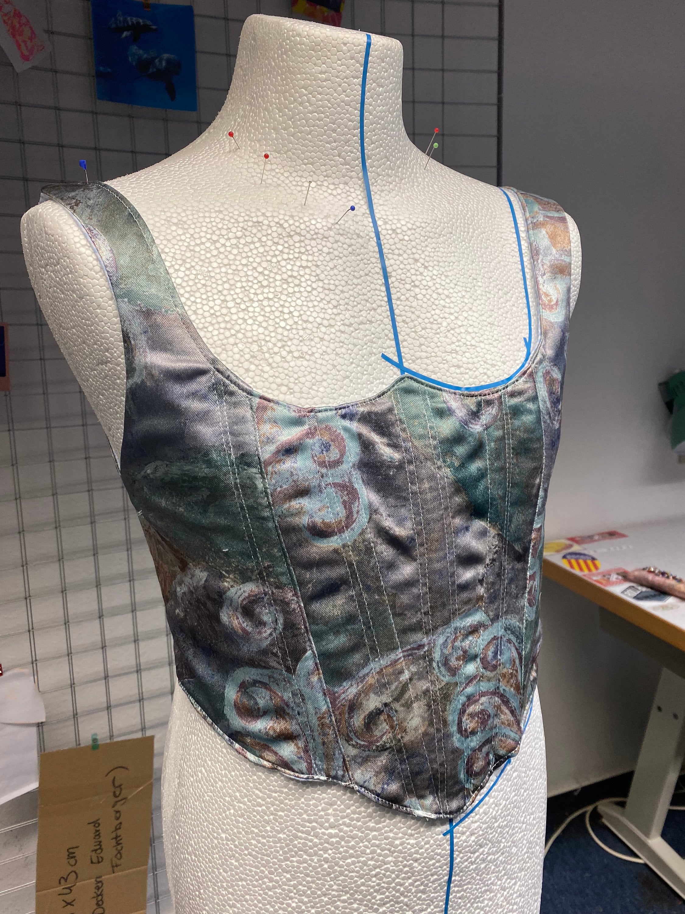 MEN'S CORSET PATTERN // Pdf Sewing Pattern Corset Top for Etsy Australia