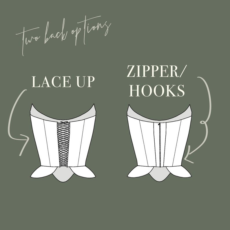 wedding corset top sewing pattern