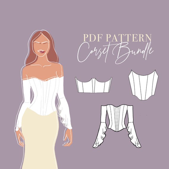 Women's Stitching Long Sleeve Corset Women's Stitching Long Sleeve Corset