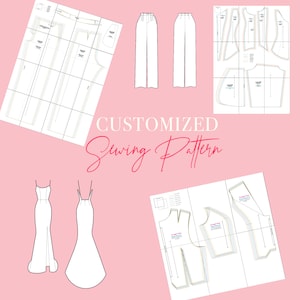 Custom Made Sewing Pattern PDF | Personalized Clothing Pattern | Made to Measure PDF Pattern | Tailored Sewing Template | Sewing Design