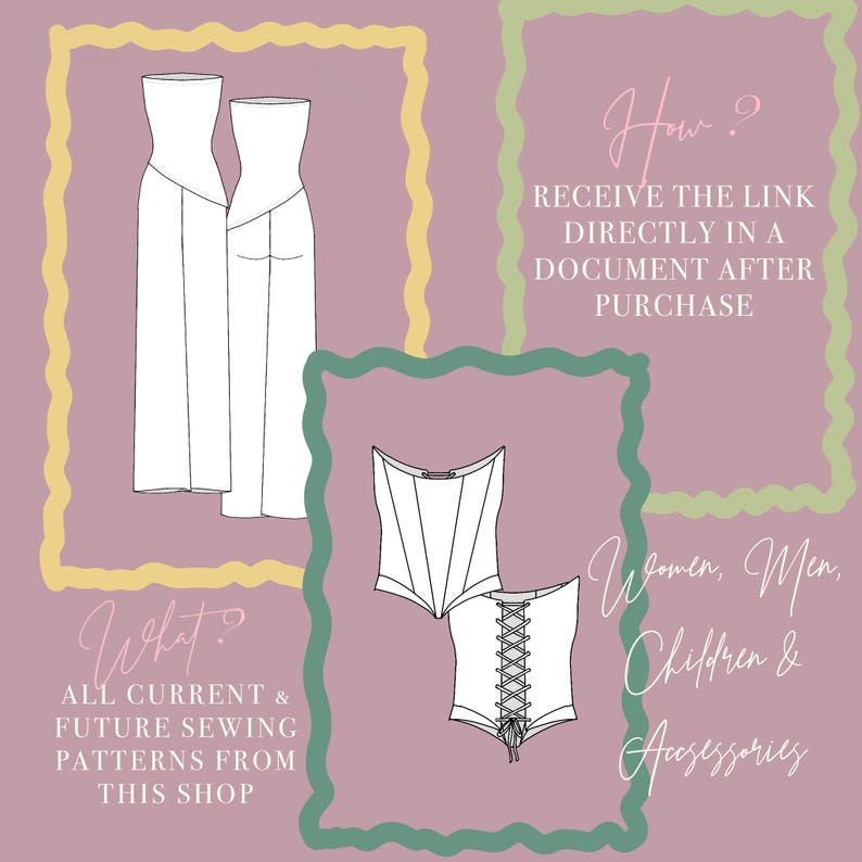 SEWING PATTERN BUNDLE - 110 Sewing Patterns for Women, Men and Children - Sewing Pattern Package image 3