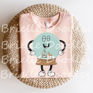 Retro Weihnachten png, Schneekugel png, Retro Cartoon png, Retro Zeichen png, Schneekugel, Schneemann png, Weihnachtsbecher png, Retro Weihnachten SVG