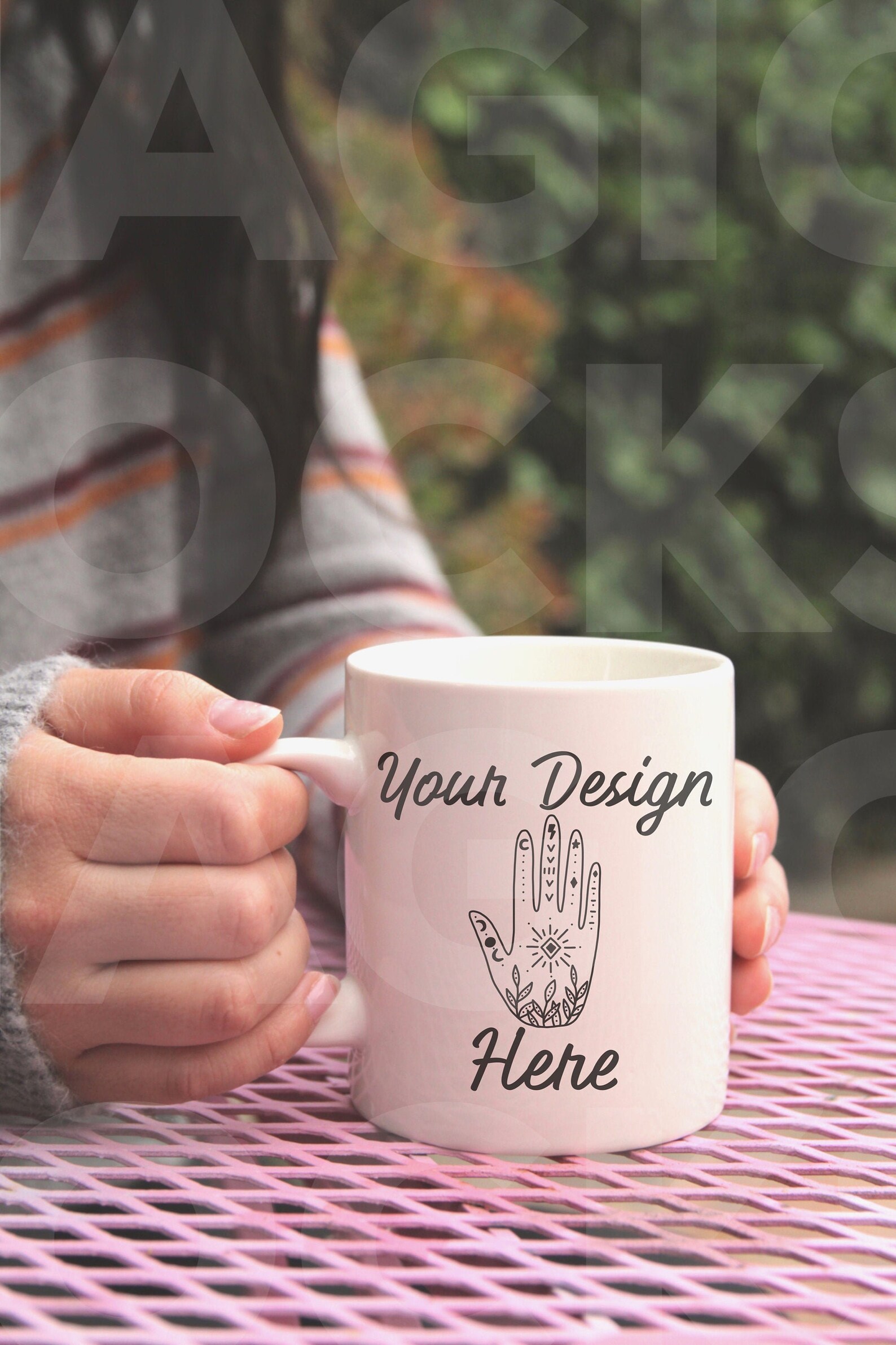 Download Woman Holding Mug Mug Mockup Coffee Mug Mockup Mock Ups | Etsy