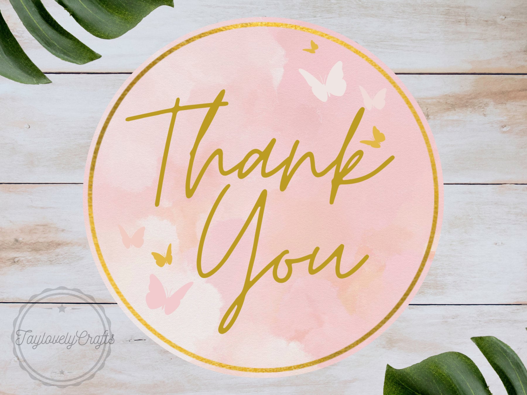 thank you for sticker