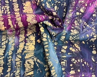 One Metre - Silver Birch - 100% Cotton Batik