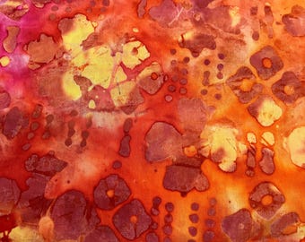 One Metre - Molten Lava - 100% Cotton Batik