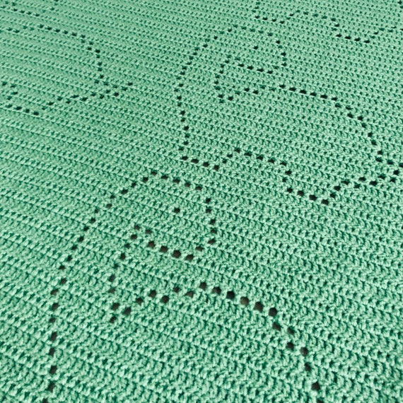 Crochet Pattern Dinosaur Blanket Etsy Canada