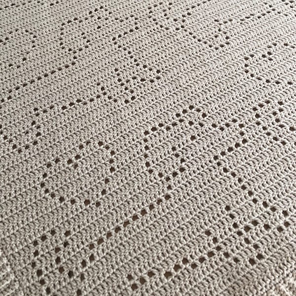 Patrón de crochet - Manta para perro salchicha