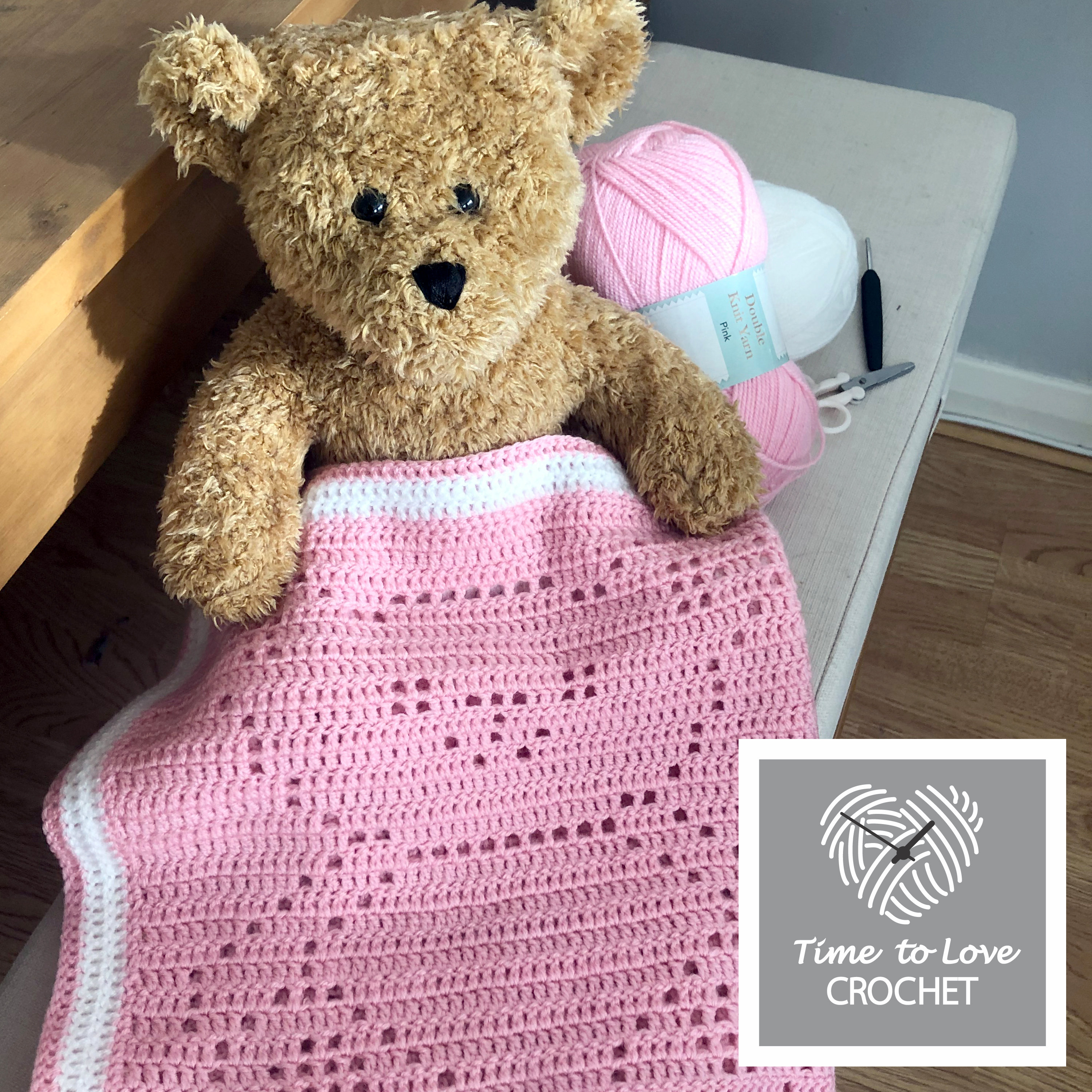 Crochet Pattern Teddy Bear Blanket Etsy