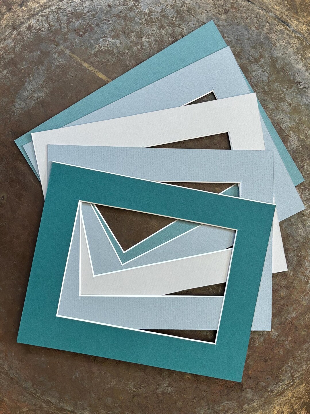 8x10 Photo Mats Assorted Color Groups/ Matboard Packs of 5/ Assorted ...