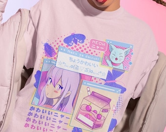 harajuku shirt, kawaii clothing, yami kawaii, harajuku clothing, fairy kei shirt, anime shirt, Pastel Goth shirt, yume kawaii, kawaii shirt