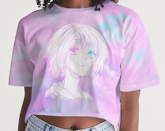 Chemise kawaii, vêtements kawaii, chemise anime, yami kawaii, vêtements harajuku, fée kei, pastel kawaii, chemise Pastel Goth, yume kawaii