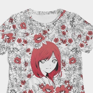 kawaii shirt, harajuku shirt, kawaii clothing, yami kawaii, anime shirt, harajuku clothing, anime clothing, yume kawaii, anime merch, floral